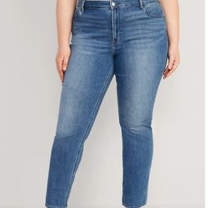 Old Navy Power Slim Straight High Rise Jeans